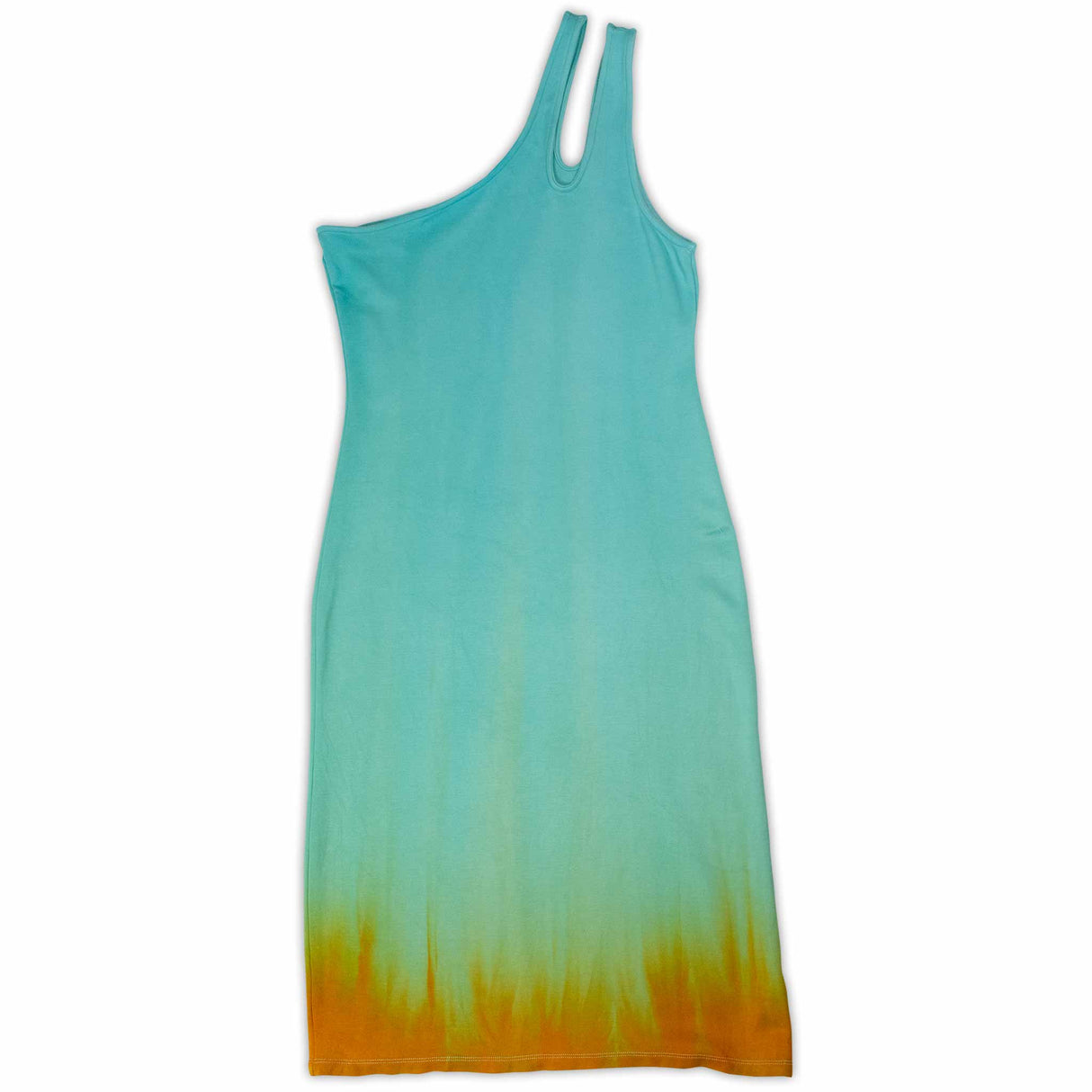 Amber Tide One Shoulder Midi Dress Extra Large