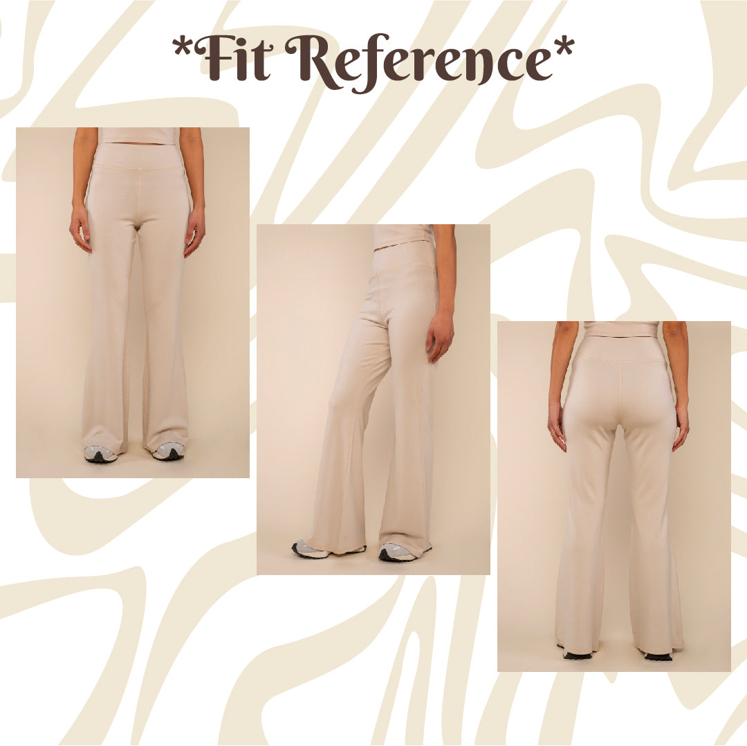 Heliotrope Geode High Rise Flare Pants Medium